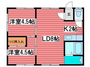 シャレード藤Ｔの物件間取画像